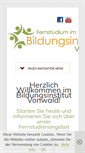 Mobile Screenshot of bildungsinstitut-vonwald.at